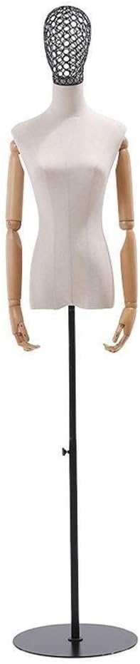 Tailors Dummy dress forms Female Dress Form Mannequin For Fashion Designer Dressmaking Adjustable Height mannequin full body (Color : B, Size : Small)