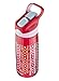 Contigo AUTOSPOUT Straw Striker Kids Water Bottle, 20 oz, Ruby Dot Weave