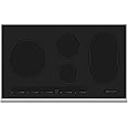 Hestan KIC36-BK 36 Inch Wide 5 Burner Induction Cooktop, 36", Black