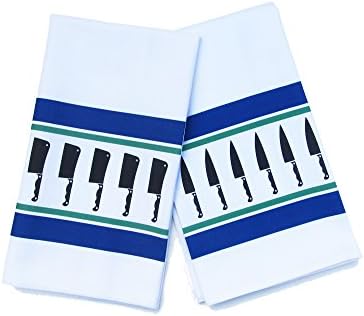 Chef's Knives Kitchen Towels Tea Towel Set of 2 Towels
