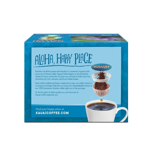 Kauai Coffee SingleServe Pods, Garden Isle Medium Roast Arabica