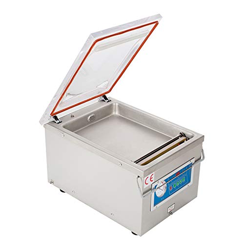Hanchen Handels-Vakuumiergerät, 750 W, Lebensmittel-Vakuumierer, Edelstahl, für Fleisch/Gemüse/Meeres/elektronische… – Bild 4