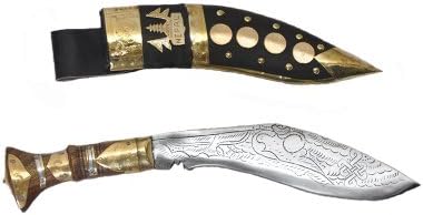 9" Coin Decorative Khukuri, Handmade, Kukri, Blade,kukuri, Knife