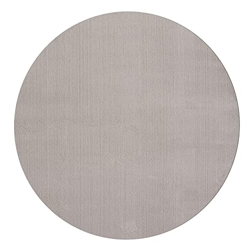 Mia´s Teppiche Taos – kuscheliger Kurzflor Teppich in Felloptik, super Soft & waschbar bis 30°C, mit Anti-Rutsch-Unterseite, Wohnzimmer & Schlafzimmer