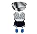 Nerlie Neonate Baby Doll Ksimerito Asikladito BOY Gray Gatsby Clothes w/ Beret & Shoes – Edition in Spanish by Distroller