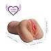 iMiMi Male Masturbator Cup Sex Toys, Masturbation Cup Sex Toy for Man 3D Realistic Vagina Pocket Pussy Adult Toy Built-in Cock Ring Stroker cup for Man Masturbation(Flesh)