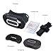 Folded pocket 3D VR Glasses, XIAOKOA Portable 3D Virtual Reality Headset Glasses Game Box with VR Remote Adjust Video Movie for Apple iPhone 6 6S Plus 5S SE 5 Samsung Galaxy s5/s6/note4/note5