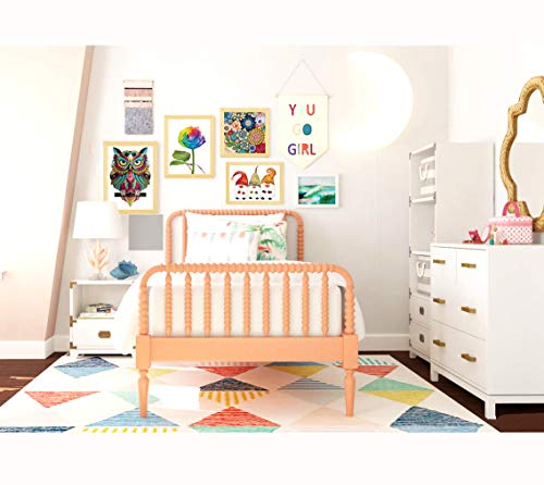 Diamond Painting Kits for Adults, 5D Full Drill Round Gem Paint Kit by Numbers, Flower Arts Craft for Home Wall Decor(Multi-Color, 11.8Wx11.8L)