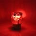 Aolyty Solar Strobe Warning Light 360 Degree Super Bright Waterproof IP54 for Construction Traffic Dock Marine Light Control Flashing (Red)