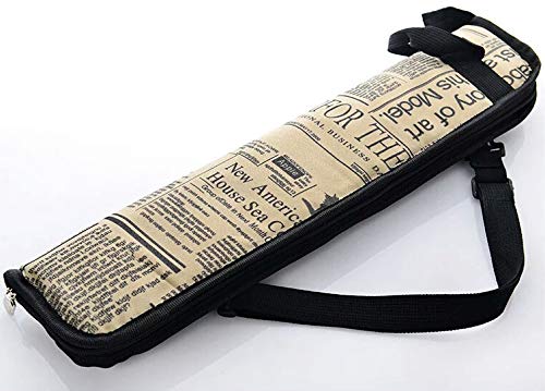 Standard Drum Stick/Mallet Bag with External Pocket Weather Resistant Fabric Drumstick Case Cover - Thumbnail 2
