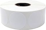 White Color Coding Labels Round Circle Dots 1 Inch 500 Total Adhesive Stickers