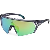 adidas Sunglasses Sport SP 0063 20Q Grey/Other/Green Mirror