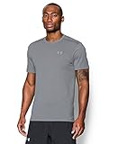 Under Armour Men's Threadborne Streaker Short Sleeve T-Shirt, Steel/Overcast Gray, Large