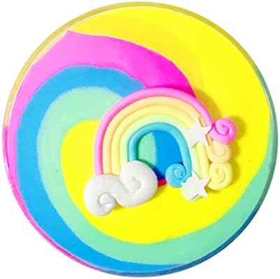 Slime Kids Relief Stress Toys Beautiful Color Butter Slime Rainbow Birthday Cake Toy …