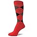 Spotlight Hosiery Men's Groomsmen Wedding Argyle Dress Socks ,Red Gray Black , size 10-13
