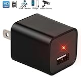 Spy Camera Charger - Hidden Camera Adapter - 1080P Full HD 32G USB Wall Charger Hidden Nanny Cam - Hidden Spy Cam - Best Home Security Camera Charger