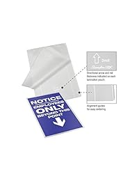 Swingline GBC térmicas hojas bolsas, tamaño Legal, 5 Mil, EZUse, Transparente