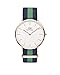 Daniel Wellington Classic Warwick Rose Gold Watch, 40mm, Nato, for Men and Women