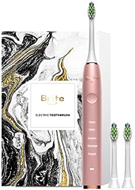 Brite Electric Sonic Toothbrush RS1 for Adult, 5 Brushing Modes, 2 ...