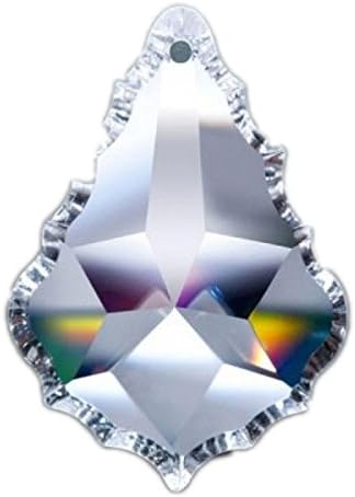 Set of 48 - Clear Asfour 30% Lead Crystal Chandelier Prisms Wholesale, 911-76mm, 1 Hole, Crystal Chandelier Parts Wholesale