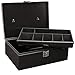 Master Lock 7113D Cash Box with Money Tray and Key Lock, 1 Pack, Black