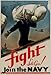 Fight Let's Go Join the Navy WWII War Propaganda Art Print Poster 13 x 19in