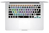 HRH Ableton Live Function Hotkey Shortcuts Keyboard Cover TPU Skin for MacBook Air 13 and MacBook Pro 13 15 17 (with or w/out Retina,Not Fit 2016 Macbook Pro 13 15 with/without Touch Bar) US/EU Both