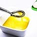 Stainless Steel Mini Spring Egg Beater Silicone Whisk Magic Hand Held Sauce Stirrer Blender Milk Frother Foamer Coffee Mixer (2Pack-Silicone+Steel coil)
