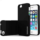 Caseology Daybreak Series, iPhone 4S Case Slim Fit Shock Absorbent Cover and Slip Resistant for Apple iPhone 4S - Black