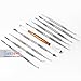 Dental Stainless Steel Kit 11 Pcs Wax Carving Tool Set Lab Instrument New