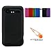 Hyperion HTC Droid Incredible 2 Extended Battery Silicone Case Black (Also Compatible with Droid Incredible S)
