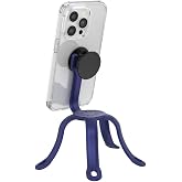 PopSockets Flexible Phone Mount &amp; Stand- French Navy | Flex Mount, Hands-Free, Tripod &amp; Content Creators, Navy, Blue, Dark, Mobile Device Accessory