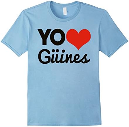 Men's Yo amo Guines  XL Baby Blue