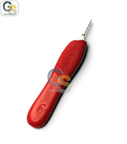G.S SCALPEL HANDLE #6 WITH RED COLOR by G.S SURGICAL