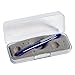 Fisher Space Pen Bullet Pen, Blue Moon, Ballpoint, Brass, Black Ink, Pocket Clip, Gift Box