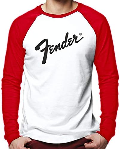 Fender Guitars Baseball T-Shirt Long Sleeve Man's Vintage Tee Menswear Top Reglan T Shirt