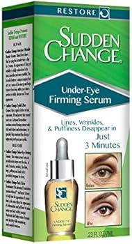 sudden change under eye serum