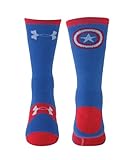 Under Armour Men's Alter Ego Captain America Crew Socks