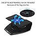 Adjustable Laptop Stand with Cooling Fan Portable with 2 USB Powered Ports Notebook Stand for Office Home and Schoolthumb 3