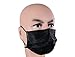 Famixyal 50 pcs /box individual package 4 Layer Disposable Activated Carbon Mask Black Warm Face Mask Anti-fog Dust Mask Earloop Safety Respirator Particle Respirator Filter Virus Bacteria
