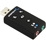 Sabrent USB 2.0 Virtual External 7.1 Surround Sound Adapter (USB-AUDD)