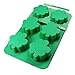 St. Patrick's Day Shamrock Clover Leaf 6 Cavity Silicone Mold Baking & Party Candy & Cake Making Molds