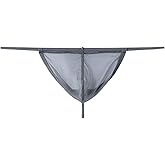 ZONBAILON Men's See-through T-back Thong Sexy Sheer Mesh String Underwear