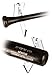 Better Display Cases Baseball Bat Wall Mount For Horizontal Display -- Sturdy Clear Acrylic Holder Fits Any Baseball or Softball Bat -- Easy To Install (A023-B-LS)