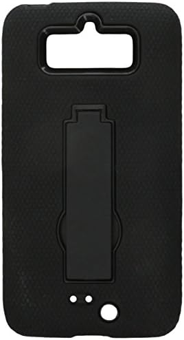 Aimo Wireless Rugged Wave Armor Case with Built-In Kickstand for Motorola DROID Mini XT1030 - Retail Packaging - Black