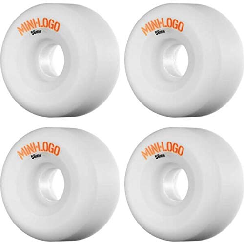 Mini Logo A-Cut Hybrid White Skateboard Wheels - 58mm 90a 