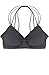 Humble Chic Women's Criss Cross Back Seamless Sports Bra - Padded Strappy Bralette
