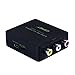 CSRET 1080P Composite 3 RCA/CVBS AV to HDMI Video Audio Converter Adapter Upscaler with USB Charging Cable, Supporting PAL/NTSC for TV/PC/ PS3/ STB/Xbox VHS/VCR/Blue-Ray DVD Players