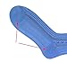 Nanxson 5/10 Pairs Men's Ultra Thin Socks Sheer Casual Sock Dress Socks (10 Pairs x Random Color-28)