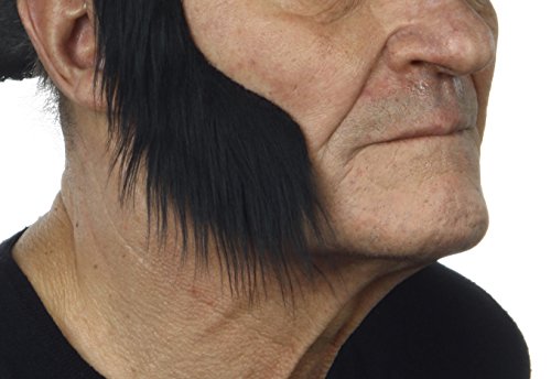Mustaches Black fake mutton chops sideburns, self adhesive